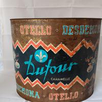 Scatola latta Caramelle Dufour grosse dimensioni