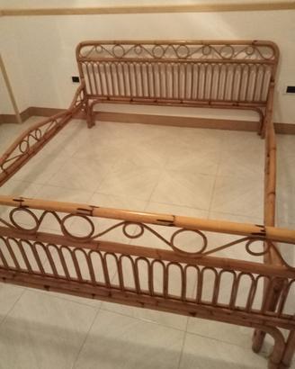 letto in bambù a due piazze