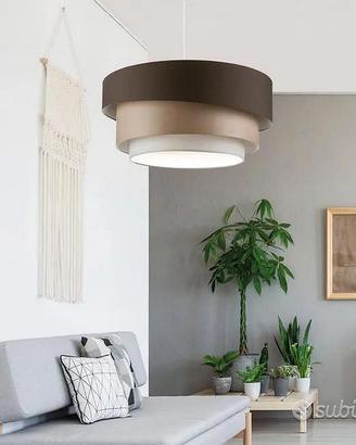 Lampadario in tessuto made in Italy