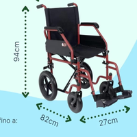 Sedia a rotelle trasportina