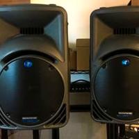 coppia casse Mackie srm450 V1 500w made in Italy