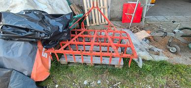 erpice rastrello attacco 3 punti per trattore 