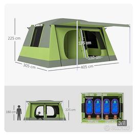 Tenda campeggio Outsunny