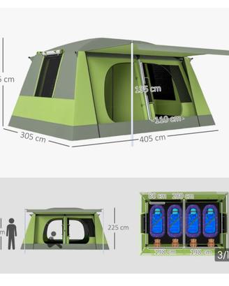 Tenda campeggio Outsunny