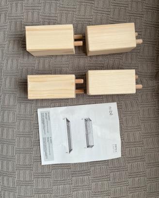 Nabè Kit Piedini per letto evolutivo zero+