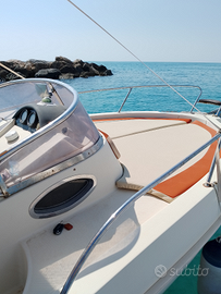 Barca e motore fuoribordo