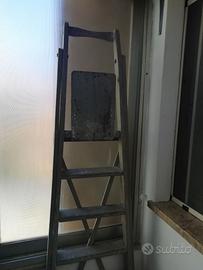 Scala in legno 7 gradini + 1