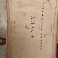 Atlante storia militare moderna 1923 50x35cm