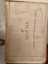 Atlante storia militare moderna 1923 50x35cm