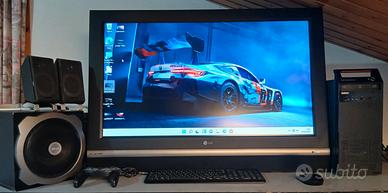 PC LENOVO CON MONITOR DA 37 POLLICI.