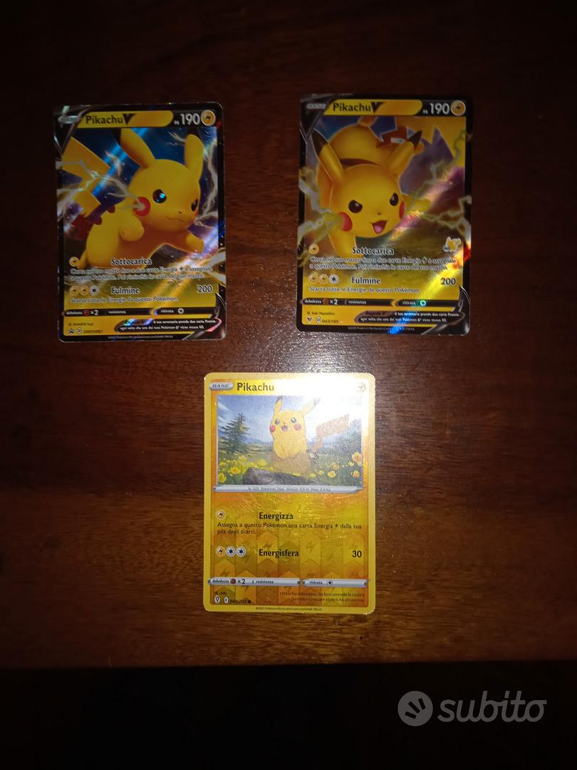 Carte Pokemon di Pikachu - Collezionismo In vendita a Treviso