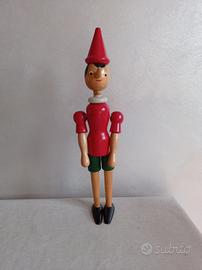 Pinocchio in legno 40 cm.