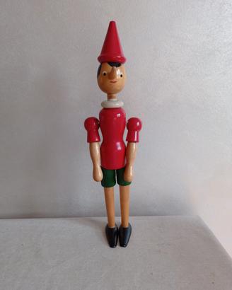 Pinocchio in legno 40 cm.