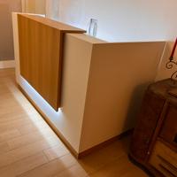 Mobile reception/mobile bar illuminato artigianale