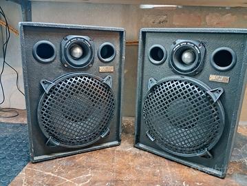 casse passive 300w RMS 8 ohm compatte biamplifica.