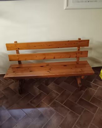 Panchina in legno massello cm.140