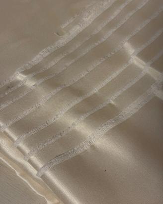 Tessuto Raso Minerva Panna - Taglio 4,20 mt x 300