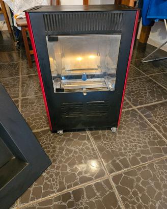 Stufa bioetanolo Ruby bordeaux 3kw