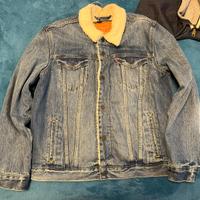 Levi’s giacca di jeans sherpa trucker