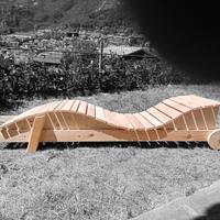 lettino prendisole da giardino