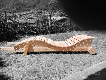 lettino prendisole da giardino