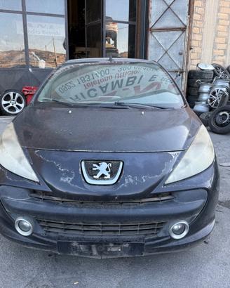 Ricambi Peugeot 207 Cabrio 1.6 HDi 110cv del 2007