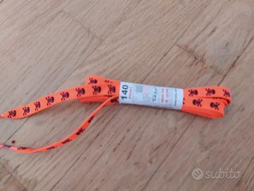 STRINGHE LACCI PER SCARPE ARANCIONE TESCHIO