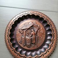 6 PIATTI IN RAME DA ARREDO VINTAGE