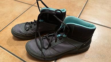 Scarpe Scarponi da trekking n38 grigi impermeabili