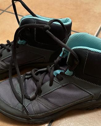 Scarpe Scarponi da trekking n38 grigi impermeabili