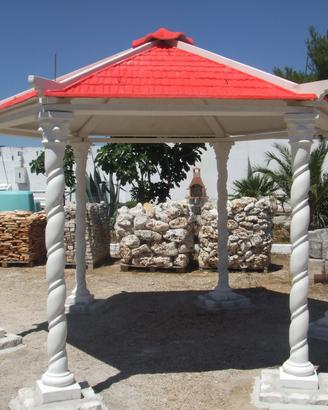 Gazebo in cemento