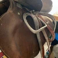 sella inglese in pelle