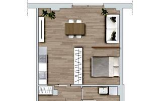 Appartamento di 47 m² con 1 locale a Milano