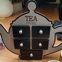 porta bustine da the + 2 mega tazze 