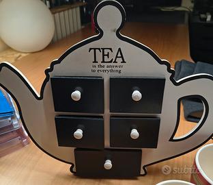 porta bustine da the + 2 mega tazze 