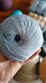 filato misto cotone lurex
