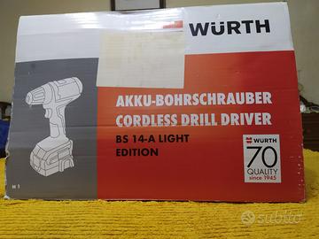 Trapano avvitatore a batteria Wurth