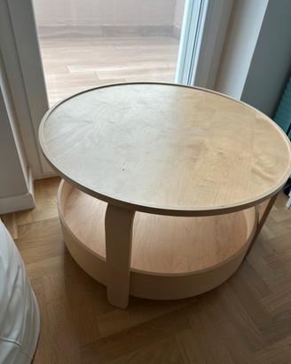 Tavolino IKEA color legno chiaro