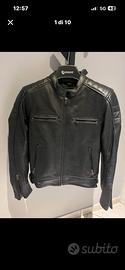 Giubbotto pelle moto  cafe racer