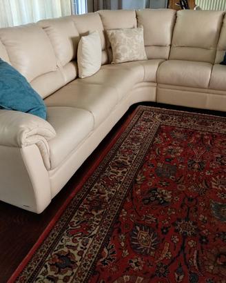 divano angolare in pelle Natuzzi