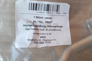 tubo climatizzatore e cuffie giunti Volkswagen up