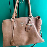 Prada borsa di pelle con tracolla