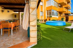 Quadrilocale con cortile vicino al Poetto