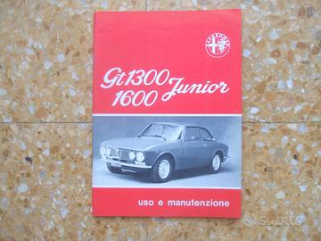 USO MANUTENZIONE ALFA ROMEO GT 1300 1600 JUNIOR 74