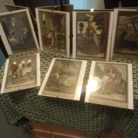 seria di  incisione vestiti esistenti