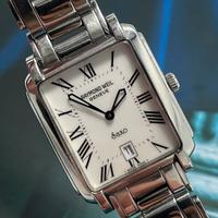 Raymond weil Saxo orologio di forma acciao