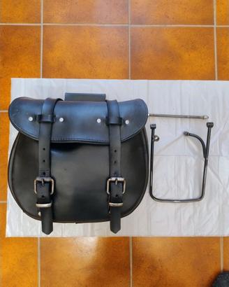 Borsa/valigia buffalo bill per Harley Davidson