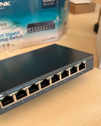 Switch 8 port gigabit mai usato…