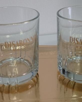 Set di due bicchieri da collezione vintage 