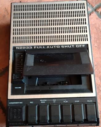 Lettore/registratore di cassette PHILIPS